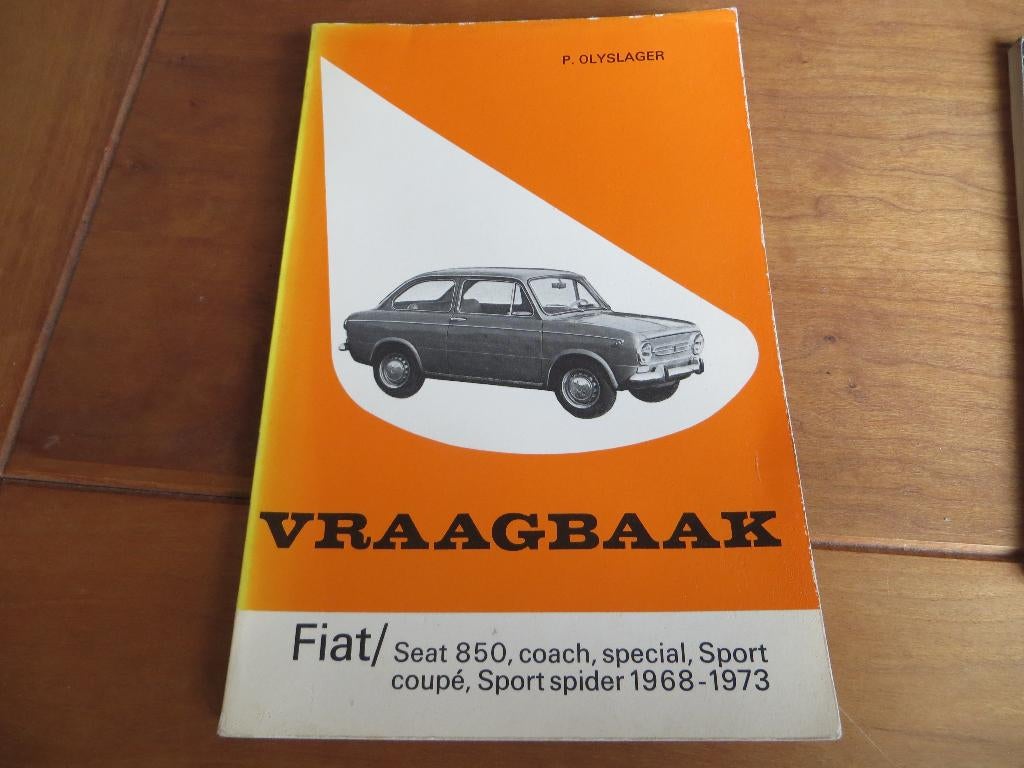 Vraagbaak Fiat 850 + Special, Fiat 850 Sport Coupe + Spider, Ophalen of Verzenden