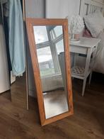 Bruine lange spiegel 100x40, Ophalen, Minder dan 50 cm, Gebruikt, Minder dan 100 cm