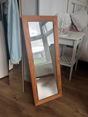 Bruine lange spiegel 100x40 beschikbaar voor biedingen
