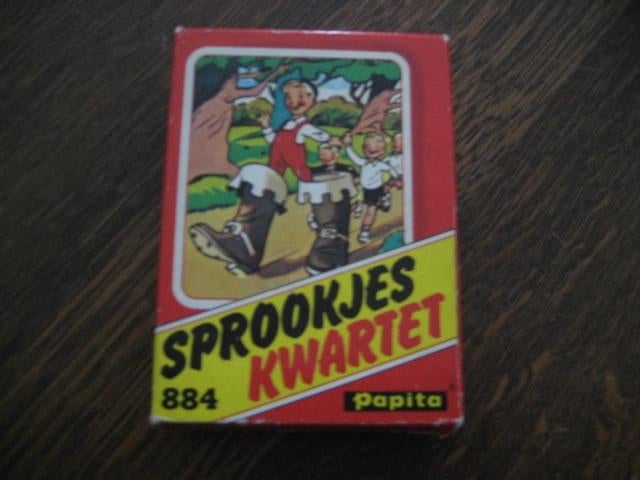 sprookjes kwartet papita 884, Verzamelen, Speelkaarten, Jokers en Kwartetten, Ophalen of Verzenden, Gebruikt, Kwartet(ten)