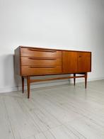 Vintage Heinrich Riestenpatt Teak Dressoir Sideboard Retro, 100 tot 150 cm, Teakhout, Ophalen of Verzenden, Zo goed als nieuw