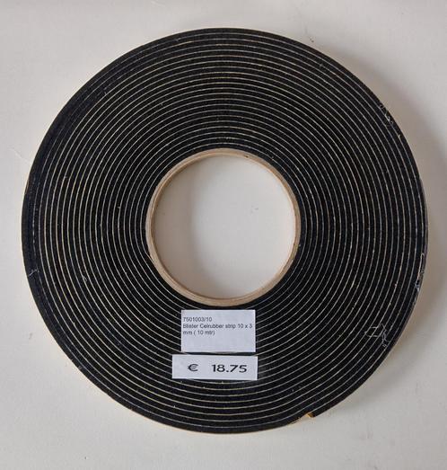 Tochtband, tochtrubber, celrubber, EPDM rubber, Doe-het-zelf en Verbouw, Isolatie en Afdichting, Nieuw, Overige materialen, Minder dan 4 cm