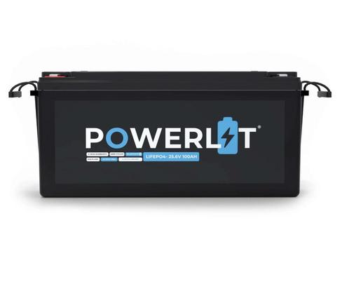 Powerlit 24v 100ah Lifepo4 boot accu met Bleutooth BMS, Watersport en Boten, Accessoires en Onderhoud, Nieuw, Motor en Techniek
