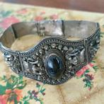 Antiek zilveren Java / Bali armband drakenarmband, Verzenden, Zilver, Armband