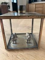 Teckel kaarsen standaard, Ophalen, Brons of Koper, Nieuw, Kandelaar