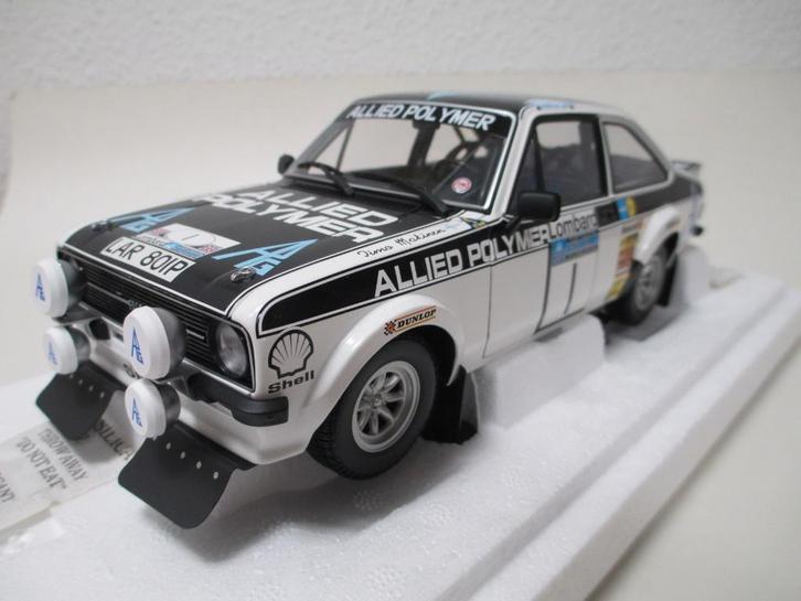 FORD Escort RS1800 Winner RAC Rally 1975 Makinen, Hobby en Vrije tijd, Modelauto's | 1:18, Nieuw, Auto, MiniChamps, Ophalen of Verzenden