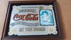 Coca-Cola Spiegel Reclamebord 26x34, Verzamelen, Merken en Reclamevoorwerpen, Ophalen, Gebruikt, Reclamebord