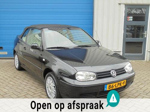 Volkswagen Golf Cabriolet 2.0 Classicline APK LEER AIRCO, Auto's, Volkswagen, Bedrijf, Te koop, Golf, Airbags, Alarm, Boordcomputer