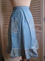 nieuw katoenen schort nr QQ 771, Verzenden, Nieuw, Blauw, Schort