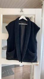 MS zwarte teddy bodywarmer losvallend mt XL/44/46, Kleding | Dames, Ophalen of Verzenden, Zo goed als nieuw, Maat 46/48 (XL) of groter