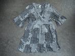 SO SOIRE grijze / zwarte doorzichtige tuniek maat EL XL 44, So soire, Ophalen of Verzenden, Gedragen, Blouse of Tuniek
