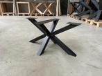 Matrix / spinpoot - klein & laag formaat - salontafel zwart, Overige vormen, Nieuw, Tafelpoot, Industrieel, stoer, zwart metaal