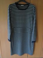 Sportieve gestreepte sweat- jurk ANNA VAN TOOR, XXL snazzeys, Kleding | Dames, Anna van Toor, Maat 42/44 (L), Nieuw, Onder de knie