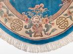 Handmade Aubusson tapijt China blue roses ovaal 170x240, Huis en Inrichting, Stoffering | Tapijten en Kleden, ., 150 tot 200 cm