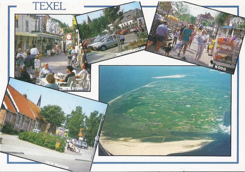 Texel Ongelopen Ansichtkaart ( B103), Ophalen of Verzenden, 1980 tot heden, Ongelopen, Waddeneilanden