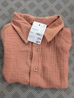 Mousseline overhemdje terracotta bruin jongens maat 92, Zeeman, Overhemd of Blouse, Nieuw, Ophalen of Verzenden