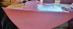 Roze Lakleer Rundleer - 4mm dik - Groot stuk, 120 cm of meer, Leer of Kunstleer, Ophalen of Verzenden, Roze