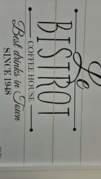 Riviera Maison Bistro Bord - Koffiehuis Decoratie, Huis en Inrichting, Ophalen, Zo goed als nieuw