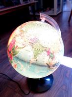 GLOBE / WERELDBOL - verlicht - omtrek ca. 80 cm, schaal 1:25, Antiek en Kunst, Curiosa en Brocante, Verzenden