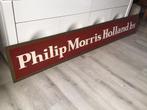 Oud houten reclamebord sigaretten Philip Morris Holland b.v., Ophalen, Reclamebord, Gebruikt, Sigaretten