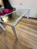 Glazen design eetkamertafel hoge kwaliteit hele goede staa, Huis en Inrichting, Tafels | Eettafels, Ophalen, 50 tot 100 cm, Rechthoekig