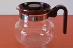 Retro vintage glazen jaren 70 PYREX theepot / koffiepot, Overige typen, Ophalen of Verzenden, Effen, Glas