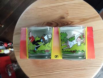Suske en Wiske Glazen - Set van 2 beschikbaar voor biedingen