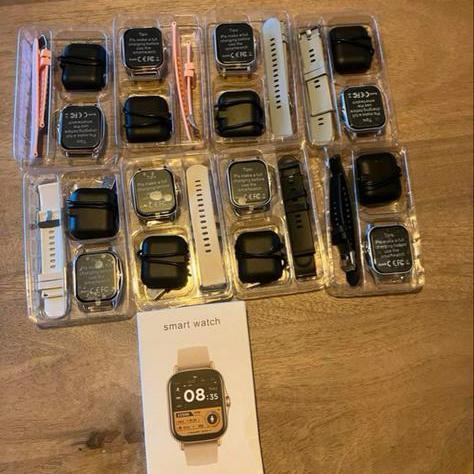 Smartwatch!, Sieraden, Tassen en Uiterlijk, Smartwatches, Nieuw, Android, Zilver, Afstand, Waterdicht, Ophalen of Verzenden