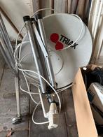 Camping schotel met tv, Ophalen