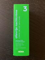Hema nr. 3 olievrije nachtcreme, Ophalen of Verzenden, Nieuw, Gehele gezicht, Verzorging