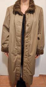 winterjas kleur licht bruin, maat xl, merk delmod, Kleding | Dames, Jassen | Winter, Bruin, Ophalen of Verzenden, Zo goed als nieuw