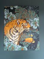 Ixxi Tiger Jungle 80x100 cm, Ophalen of Verzenden, Zo goed als nieuw, 75 tot 100 cm, Foto of Poster