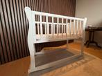 Woodies Noble Wieg Vintage Wit - Incl. Matras & Aerosleep, Ophalen, Zo goed als nieuw, Wieg