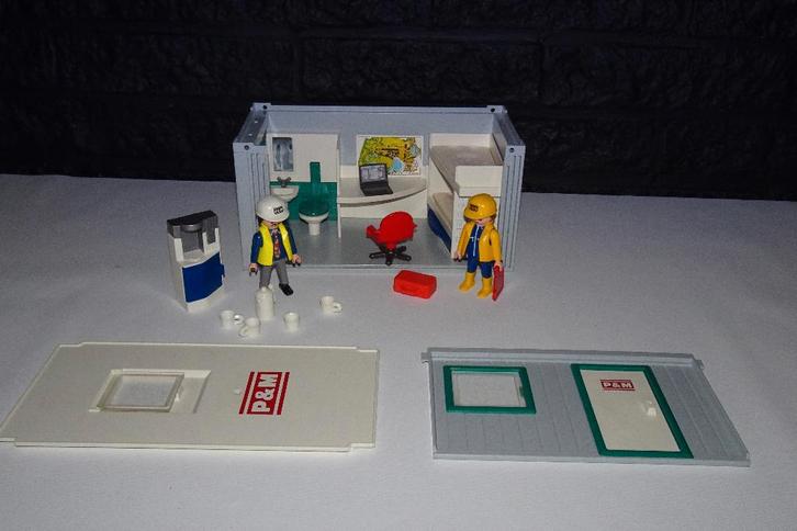 22 - Bouwkeet 3260, Kinderen en Baby's, Speelgoed | Playmobil, Gebruikt, Ophalen of Verzenden