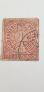 5905 nord deutscher postbezirk 1868 1 groschen, Verzenden, BRD