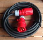 CEE 32A 10 meter motor verlengkabel 4P 380V - 400V AC, Verzenden, Nieuw, Gereedschap