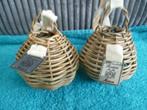 2x Riviera Maison rattan kerst ballen / oudere collectie, Ophalen of Verzenden, Zo goed als nieuw