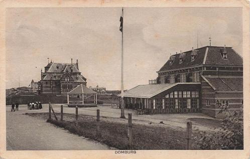 HE018 Domburg met muziektent 1931, Verzamelen, Ansichtkaarten | Nederland, Gelopen, Zeeland, 1920 tot 1940, Verzenden