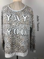 Jade Twelve Trui 100% katoen (mt: 44) 7,6/6268, Kleding | Dames, Wit, Jade Twelve, Ophalen of Verzenden, Zo goed als nieuw