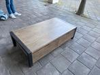 Industriele houten salontafel, 50 tot 100 cm, Minder dan 50 cm, 100 tot 150 cm, Rechthoekig