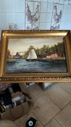 Schilderij boot, Ophalen