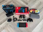Nintendo Switch v2 incl doos en accessoires. Als nieuw!, Ophalen of Verzenden, Zo goed als nieuw, Met 2 controllers, Switch 2019 Upgrade