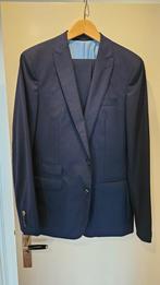 Donkerblauw Herenpak Maat 51/53, Kleding | Heren, Kostuums en Colberts, Maat 52/54 (L), Blauw, Ophalen of Verzenden, Gedragen