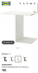 Ikea Komplement Pax kast Verdeler - 100x58 cm, Ophalen, Met plank(en), Kunststof, Gebruikt