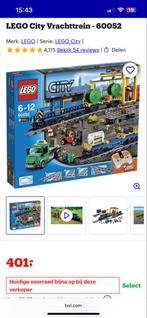 LEGO City Vrachttrein 60052, Kinderen en Baby's, Speelgoed | Duplo en Lego, Ophalen of Verzenden, Gebruikt, Complete set, Lego