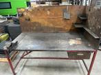 Lastafels 3 stuks werktafel staal, Doe-het-zelf en Verbouw, Werkbanken, Ophalen, Gebruikt, Q, Q