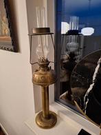 Oude olielamp messing, Antiek en Kunst, Antiek | Lampen, Ophalen