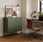 Lambeth metalen ladekast (Forest Green), Huis en Inrichting, Zo goed als nieuw, Minder dan 100 cm, 25 tot 50 cm, 50 tot 100 cm