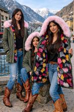 Koopje 4 Ibiza Bont parka s in 1 koop Super mooi, Ophalen of Verzenden, Nieuw, Maat 38/40 (M), Blauw