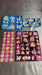 4 vellen Pokemon stickers uit 2008, Verzamelen, Ophalen of Verzenden, Zo goed als nieuw